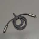 RAVIAD 240W 4 in 1 Charging Cable 4FT, Chubby USB A/C to C/L Multi Charger Cable with RGB LED Light Compatible with iPhone 16 15 14 Pro Max/Plus/Samsung USB C to C Multi Charging Cable for All Devices