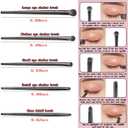 21 Pieces eyebrow brush eyelash separator eyeliner brush eyelash comb eye shadow brushes set eye shadow applicator sticks nose contour brush professional Makeup Grooming Tool Set US205