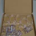 10 Pcs Watch Display Stand Holder, 4 inch/3.5 inch Clear Plastic Watch Display Stand Rack, Round Transparent Bracelet Stand Holder