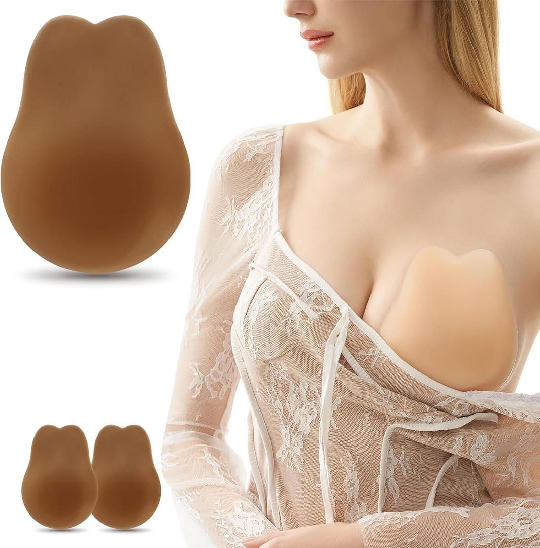 Nipple Covers for Women Pasties Nipple Covers with Lift Sticky Adhesive Reusable Silicone Nipple Pasties