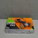 Gesture Sensing RC Stunt Car - Boys Girls Toys Age 6-8-12, 4WD Hand Controlled Remote Control Twist Car with Light & Music, Cool Birthday presents and Ideas Gifts for Kids Age 6 7 8 9 10 11 12 Years Old (Blue Orange)