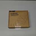 TESSAN Surge Protector Flat Extension Cord 5Ft, Flat Plug Power Strip with 4 Outlets 3 USB Ports (1 USB C), 900 Joules Protection, Multiple Wall Outlet Extender Suitable for Home Office Dorm, Grey