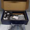 SHAMANDA Waterfall Bathtub Faucet with Sprayer, Wall Mount Tub Filler with Hand Shower, Single Handle Tub Faucet with Handheld Shower Head(Rough-In Valve Body and Trim Included), Matte Black, L902-7