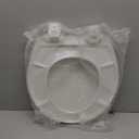 Little2Big Toilet Seat with Built-In Potty Training Seat, Slow Close, Durable Plastic, Made in USA, ROUND, White