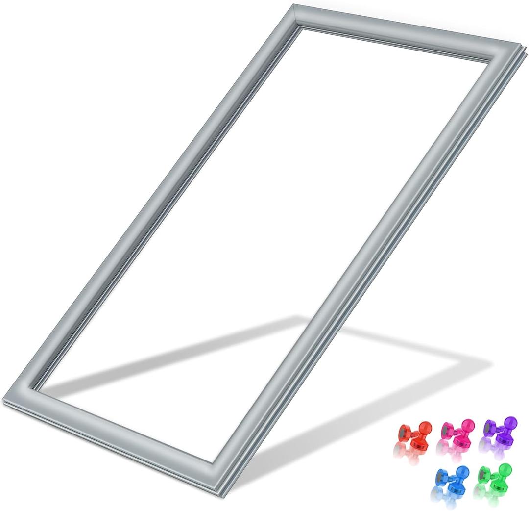 Upgraded WPW10714545 Freezer Door Gasket Compatible with Whirlpool Freezer Door Gasket W10164045 Refrigerator Door Gasket for Maytag Kitchenaid Fridge Freezer Door Seal W10191103 W10443322