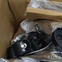 GABRYLLY Ergonomic Office Chair, High Back Home Desk Chair with Headrest, Flip-Up Arms, 90-120 Tilt Lock and Wide Cushion, Big and Tall Mesh Chairs for Man Woman, Black Task Chair