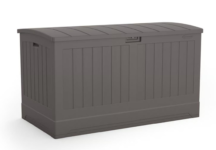 Gray Plastic Deck Box Gray Plastic Deck Box