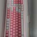 AULA 99 Key Keyboard, Wireless Gaming Keyboard Bluetooth Computer Keyboards Creamy Cute with Number Pad RGB Backlit Tri-Mode BT/2.4GHz/USB-C - Pink