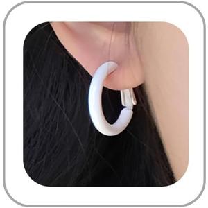 Small Hoop Earrings for Women Trendy Neon Earrings Colorful Small Huggie Hoop Earring 80s 90s Earring Jewelry Outfit Accessories