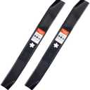 Grasscool 134149 Mulching Blades for Craftsman 21 inch Mower Blade LT2000 LT1000 YS4500 Replace 422719 532134149 Husqvarna Poulan Pro 21'' Deck Riding Lawn Mower 5 Point Star (2 Pack)