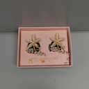 ORIESSE Flower Car Accessories,Lotus Air Freshener Vent Clips,2pcs Bling Champagne Flower Car Decor,Cute Dashboard Decorations for Women