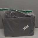 Joydeco Blackout Patio Sliding Door Curtains 84 Inches Long, Grommet Privacy Room Divider Curtains, Extra Wide Thermal Blackout Drapes for Bedroom Living Room (Grey, 70Wx84L, 1 Panel)