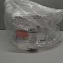 BLACK+DECKER Rice Cooker 6Cup (Cooked) with Steaming Basket, Removable NonStick Bowl, White