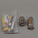 QUMY Dog Shoes for Small Dog, Puppy Dog Boots & Paw Protectors for Winter, Summer Hot Pavement, Waterproof in Rainy Weather, Ourdoor Walking, Indoor Hardfloors Skid-Resistant Soles Khaki Size 3