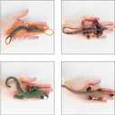 Fantarea 5 PCS Wild Life Jungle Animal Action Figures Model Goanna Chameleon Lizard Scorpion Scolopendra Party Favors Supplies Cake Toppers Set Toys for 5 6 7 8 Years Old Boys Girls Kid Toddlers
