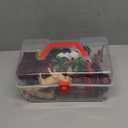 Kimicare 3 Pack Farm Toy Tractor with 40pcs Plastic Farm Animals Figurines and Fence Farm Playset, Farm Figures Farmer Vehicle Toy Truck with Trailer Birthday Gifts Christmas Stocking Stuffers