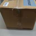 BESTVIP 700 Pcs Clear Black Plastic Dinnerware Set for 100 Guests