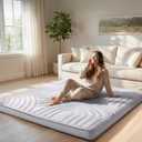 ZonLi Japanese Floor Mattress Futon Mattress King Size 4 Inch Thick