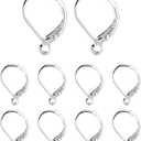 925 Sterling Silver Earring Making Supplies Ear Hooks Rings Butterfly Back