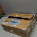 Furologee Kitchen Bakers Rack with Power Outlet, Microwave Oven Stand with Storage 4 Tiers, Coffee Bar Table with 6 S Hooks, Kitchen Storage Shelf Rack for Spices, Pots,Black (22inch)