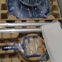 Rechargeable Pool Leaf Vacuum with Telescopic Pole, 83GPM Powerful Suction Cordless Pool Skimmer for Inground & Above Ground Pools with 6.6Gal Leaf Catcher Bag for Heavy Debris Areas (Blue)