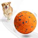 Dog Balls: Interactive Dog Ball Auto Rolling - Interactive Dog Toys for Aggressive Chewers - Bouncy & Throwable, Type-C Rechargeable, Washable, for Small & Medium & Large Dogs  Orange