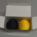 2PCS 3D Printed Dragon Egg with Dragon Inside, Black and Gold Eggs Articulated Fantasy Fidget Toys, Collectible Mythical Creature Gifts for Adults Teens, Cool Stuff Desk Decor