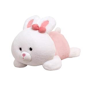 YESGIRL Easter Gifts Bunny Stuffed Animal Plush Pillow, 24 inch Cute Plush Toy, Large Soft Rabbit Plushie for Adults, Kids, Boys and Girls