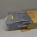 Set of 6 Hamburger Bun Pans for Baking, 4/8/9-Cup Hamburger Bun Mold, Silicone French Bread Baking Pan with Brush, Spatula, and Grab Glove, Nonstick Perforated Baking Pans, Dishwasher Microwave Safe