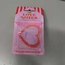 4 x Heart-shaped stickers, love notes, 400 pieces