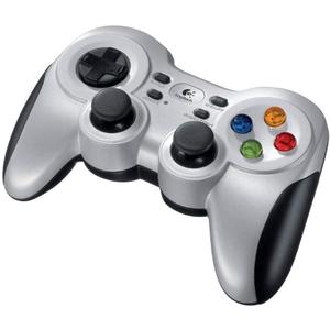 Logitech G F710 Wireless Gamepad, 2.4 GHz Wireless with USB Nano-Receiver, Controller Dual Vibration Feedback, 4 Switch D-Pad, PC - Grey/Black