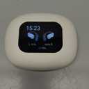 AI Language Translation Earbuds, 140 Languages AI Translation ANC Noise Reduction 360° Sound Real Time Translator Headphones for Travel Business Learning (White+Gold)