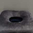Sintuff 2 Pcs Sitting Donut Pillow for Tailbone Pain, Hemorrhoids, Bed Sores, Pregnancy, Pain Relief Seat Cushion Anti Decubitus Cushion Donut Shaped Postpartum Pillow for Home(Dark Gray, Blue)