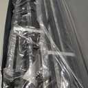 King Box Spring, 10 Inch High Profile King Size Box Spring Only, Black 3000 lbs Heavy Duty Metal Frame Mattress Foundation with Fabric Cover, Easy Assembly-Noise Free