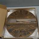 Wall Clock, Silent Clock, Wall Clocks Battery Operated 12 inch Modern Wall Clock, Suitable for Offices, Living Rooms, Kitchens, Homes, Schools (Brown)