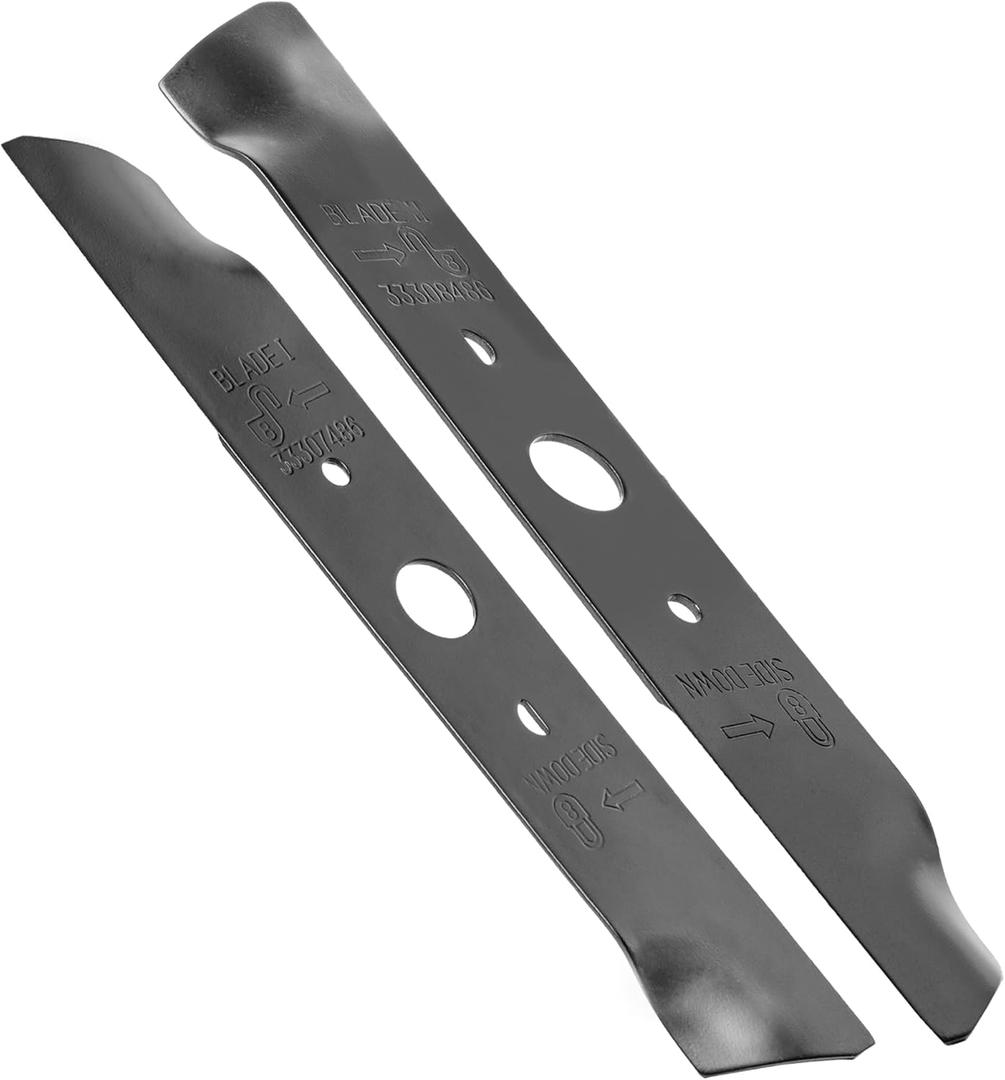 Greenworks Replacement Lawn Mower Blades (Fits : 20' Mower / 25302)