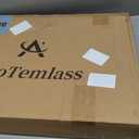 Horizontal RV Window 24" W x 15" H, Replacement Camper Window, Sliding Teardrop Window with Net Screen and Trim Rings, RV Windows for Cargo Trailer, DOT Certification Qualified