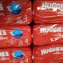 Huggies Size 4 Diapers, Little Snugglers Baby Diapers, Size 4 (22-37 lbs), 150 Count (6 Packs of 25)