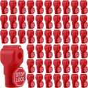FUNSUEI 150 PCS 6mm Peg Hook Locks, Red Anti Sweep Theft Stop Lock, Retail Shop Anti Theft Lock Stop Locks Pegboard Display Hook Lock for Malls, Retail Goods, Garage Tools, Phone Accessories