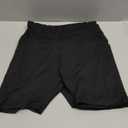 Leafigure 2 Pack Womens Biker Shorts with Pockets, High Waisted Yoga Shorts for Women Running Gym and Workout (XX-Large, Black/Black)