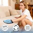 Pet Hair Removal Glove,Upgraded Five-Finger Electrostatic Pet Hair Removal Gloves,Cat and Dog Hair Removal Device,Cat Beauty Gloves,Suitable for Sofa&Furniture&Clothing Magic Brush (2PCS)