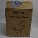 FEPPO Mattress Vacuum Cleaner, 16Kpa Bed Vacuum Cleaner with 253.7nm UV-C Light, 140F Heat, HEPA Filter & Ultrasonic, Versatile Handheld Vacuums for Bed, Sofa, Couch, Crib(Corded, 500W) (Violetgrey)