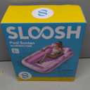SLOOSH Inflatable Tanning Pool Lounger Float,70" x 46" Pool Floats Adult with Pillow,4 in 1 Suntan Tub Raft Floatie, Sunbathing Bed Lounge for Water Blow Up Kids Ball Pit Party Gifts, L-Blushing Pink