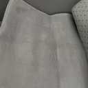 Clara Clark 2 Piece Bathroom Rug Set - Memory Foam, Bath Mat Set, Plush, Cozy, Ultra Soft, Non Slip, Machine Washable, Quick Dry - 24 x 17+ 32 x 20 - Light Grey