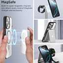 SUCGLES for iPhone 16 Pro Case with MagSafe [Ultra Strong Magnetic] [12FT Military Drop Protection] [Shockproof Bumper] Slim Thin Mag Safe Phone Cover 6.3" for Apple 16pro (Black)