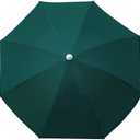 AMMSUN 6FT Portable Picnic Outdoor Canopy Sunshade Beach Umbrella with Tilt Function, Small Patio Umbrella - Green