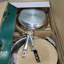 Cuisinart Chefs Classic 11-Piece Stainless Steel Pots and Pans Set, Cookware Set Compatible with Induction, Electric, Gas Cooktops, Aluminum Core for Even Heat, Cool Grip Handles, Dishwasher Safe