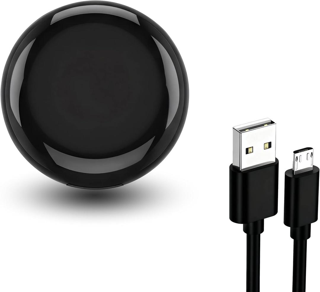 Tuya Smart WiFi IR Remote Control for TV DVD Air Conditioner AUD,All in One Infrared Universal Remote Controller,Compatible with Alexa Google Home (Black IR)