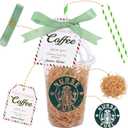 Nurse Appreciation Gifts, 6 Pack DIY Coffee Cup Gift Card Holder Kit with Ribbon, Stickers, Straws, Nurses Week Gifts Bulk 2026, School Nurse Gift, Thank You Nurses Gift for Women, RN, LPN, Graduation