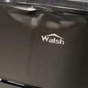 Walsh Compact Refrigerator, Dual Door Fridge, Adjustable Mechanical Thermostat with Freezer, Reversible Doors, 3.1 Cu.Ft, Black